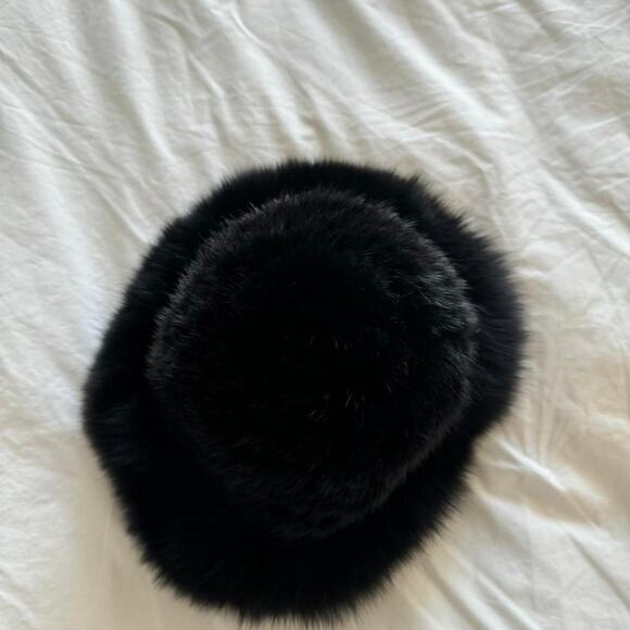 Black real fox fur weaven - Picture 3 of 6